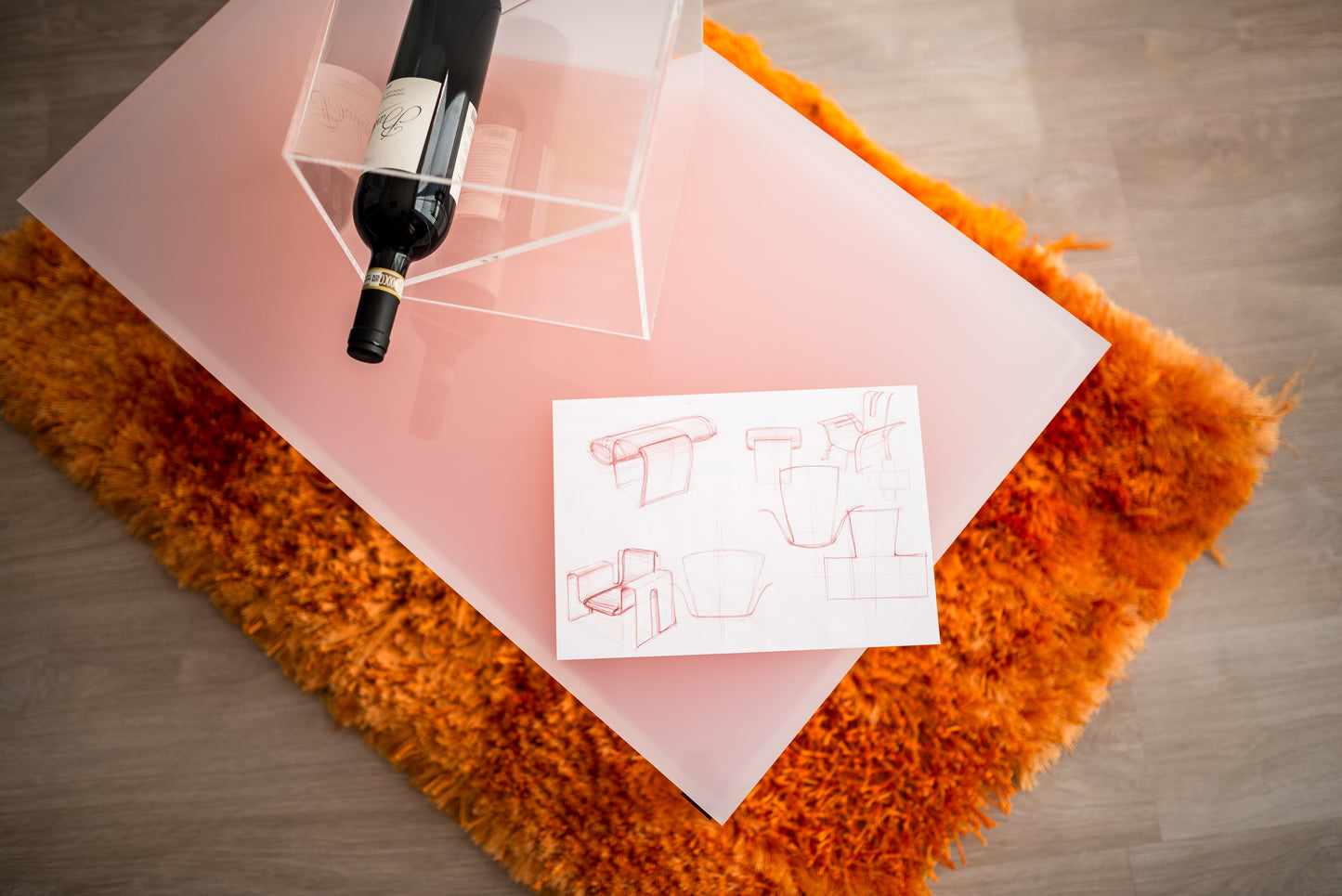 PORTA BOTTIGLIE DA TAVOLO